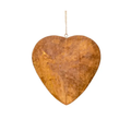 Medium Rustic Heart - Rust