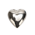 Floating Heart Silver Medium