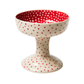 Chino Red Spot Coupe 15x15x4cm