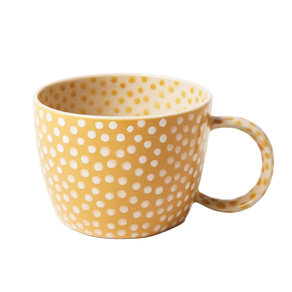 Chino Mug Mustard Dot