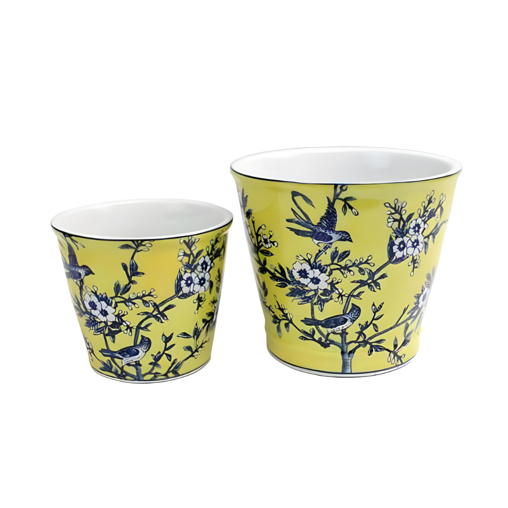 Pot - Royal Yellow Faune L [Sz:Large]