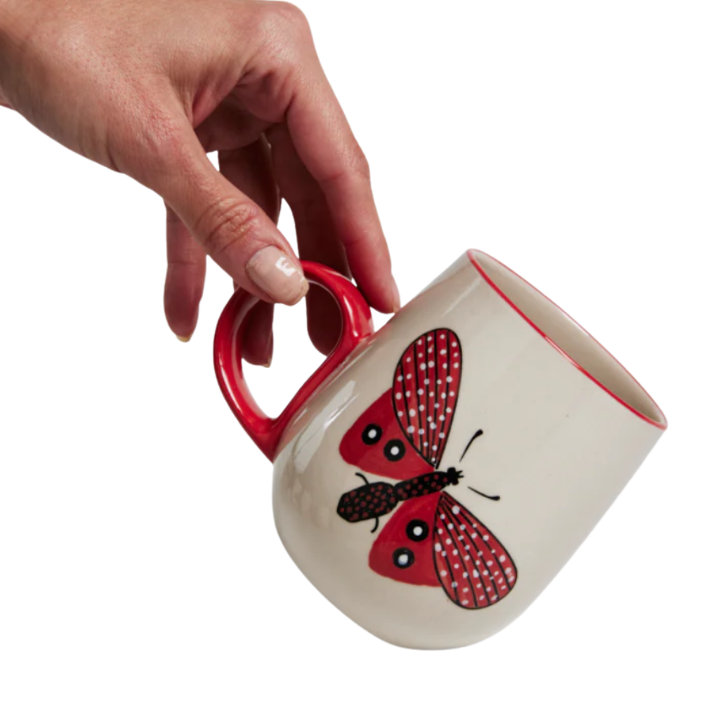  Jones & Co Moth Mug Rose