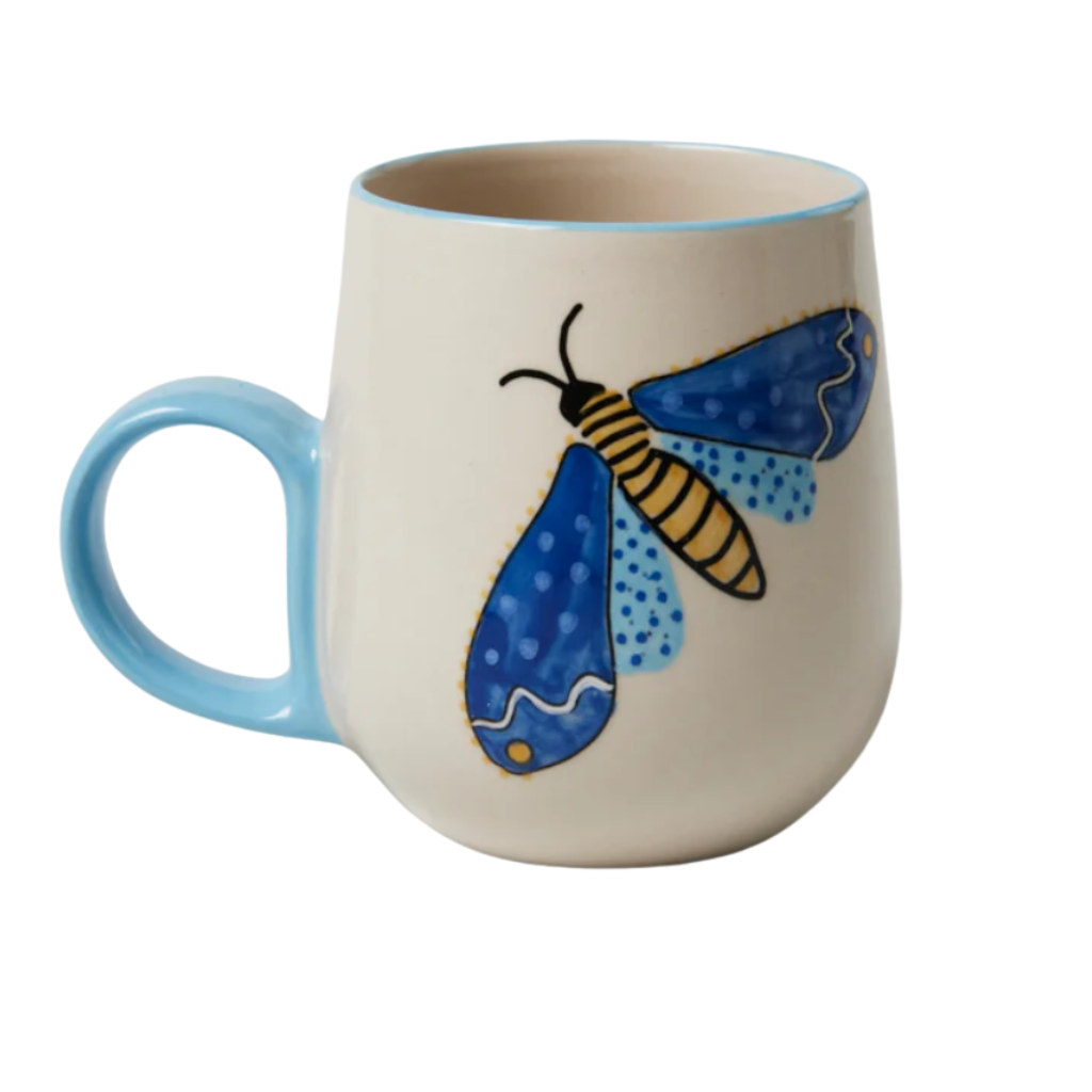 Jones & Co Moth Mug Sky