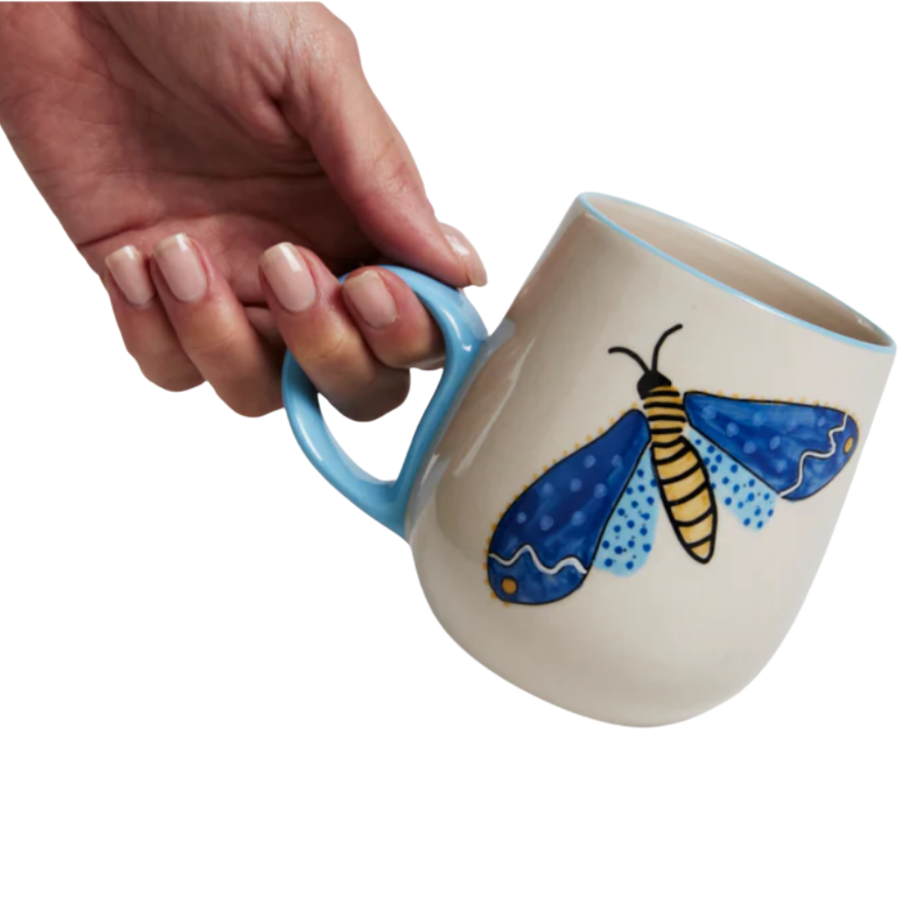 Jones & Co Moth Mug Sky