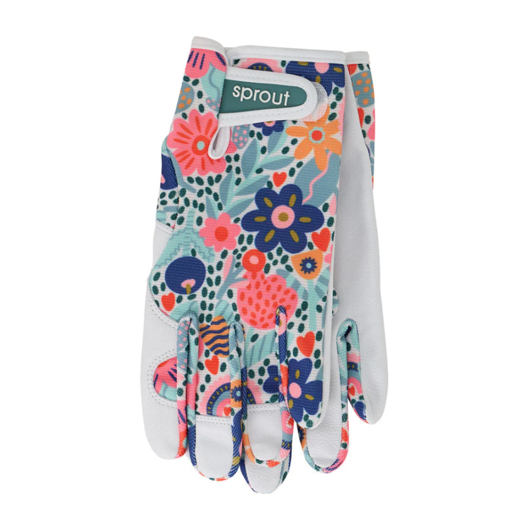 Sprout Goatskin Gloves - Garden Love