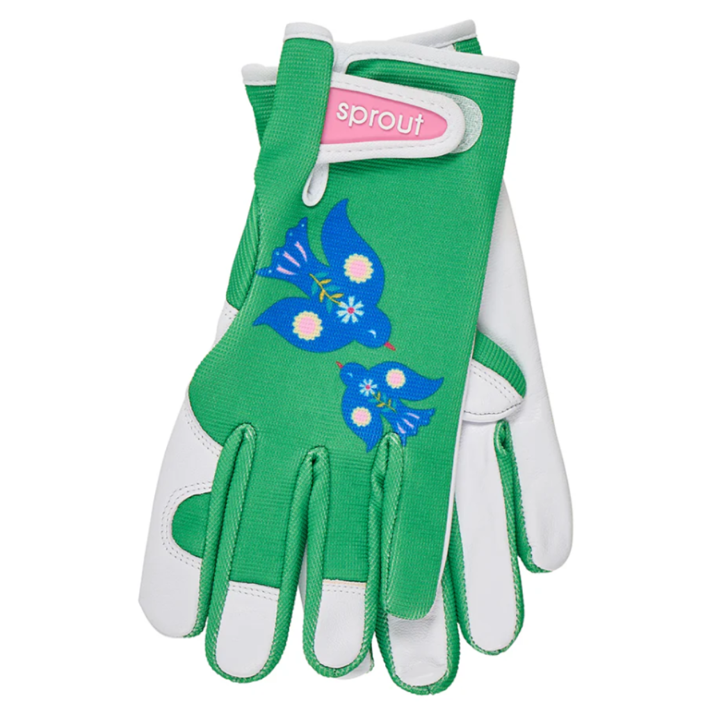 Sprout Goatskin Gloves - Fiesta Bird