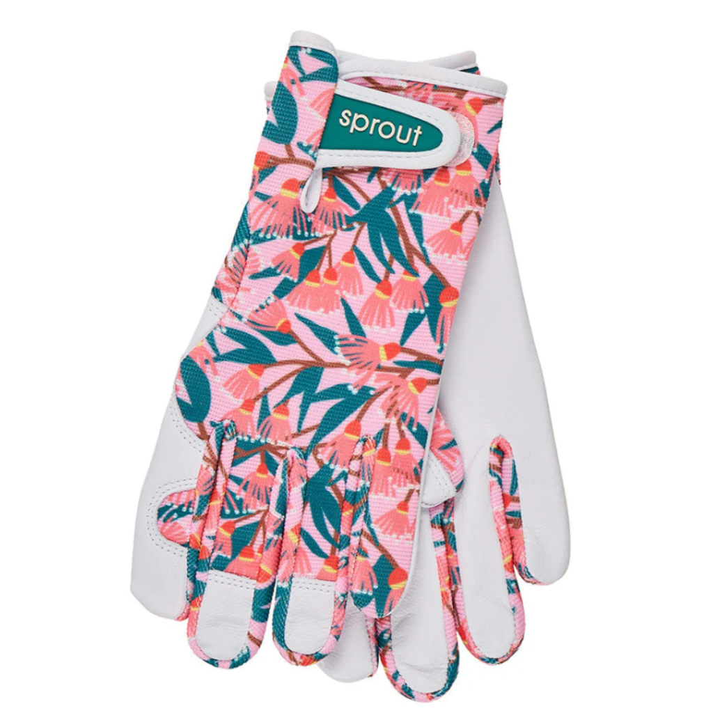 Sprout Goatskin Gloves - Blossom Branches