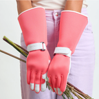 Sprout Long Sleeve Garden Gloves - Coral