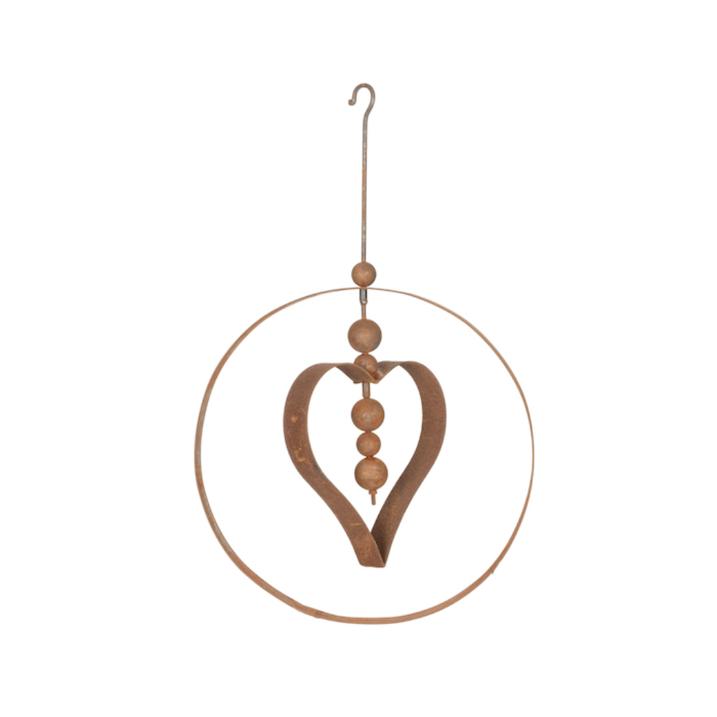 Orb Round Internal Heart Large-