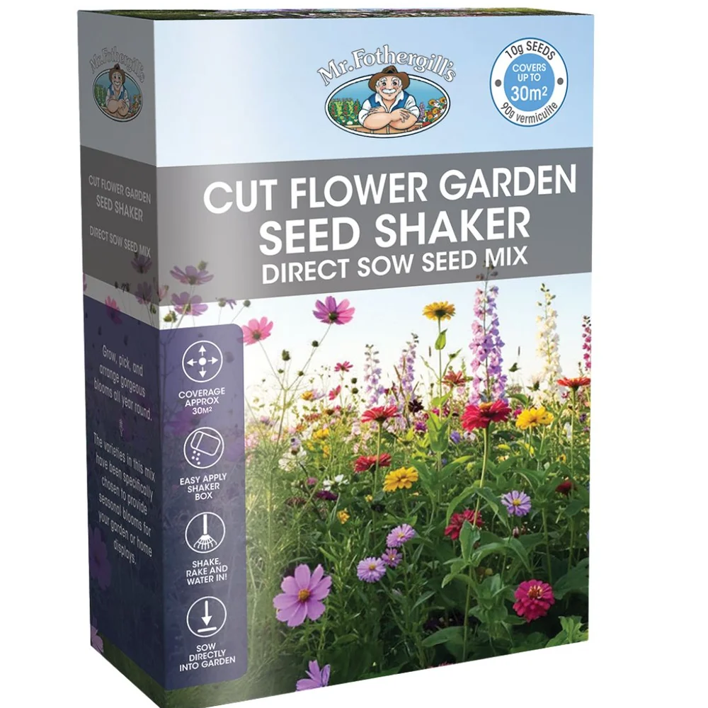 Seed Shaker Cut Flower Garden