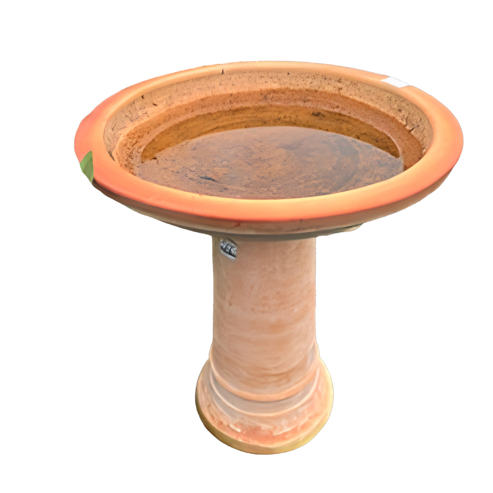 Birdbath Terracotta Siena 46x56cm