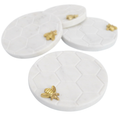 Bee Coaster Marble Honeycomb -