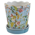 Planter Botanical Blue