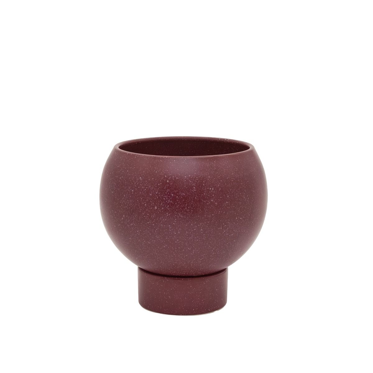 Small Orbit Plant Pot Ruby